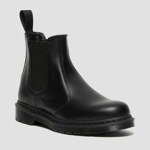 dr. martens 2976 chelsea boots black mono leather